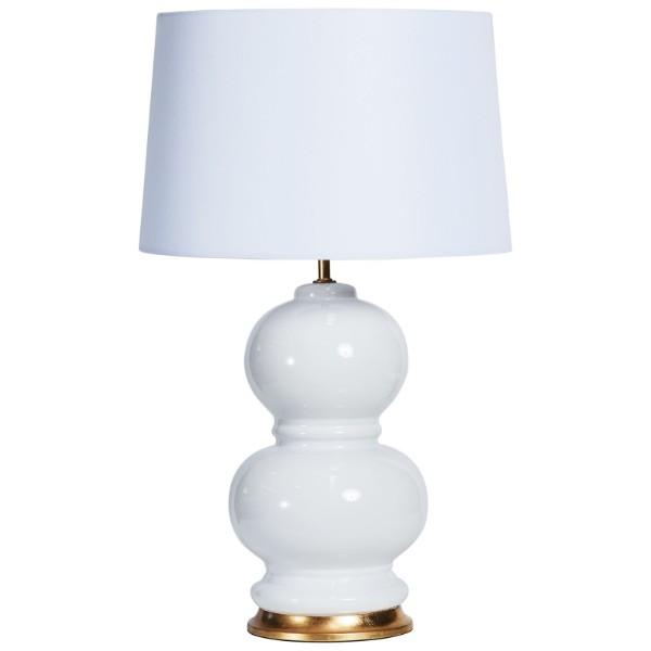 white bedside light