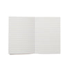 Notebook . Lined / A Square Meets A Sphere / Pastel Grey