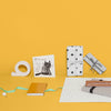 Notebook . Small Dotted Journal - Shiny Starlet / Gold