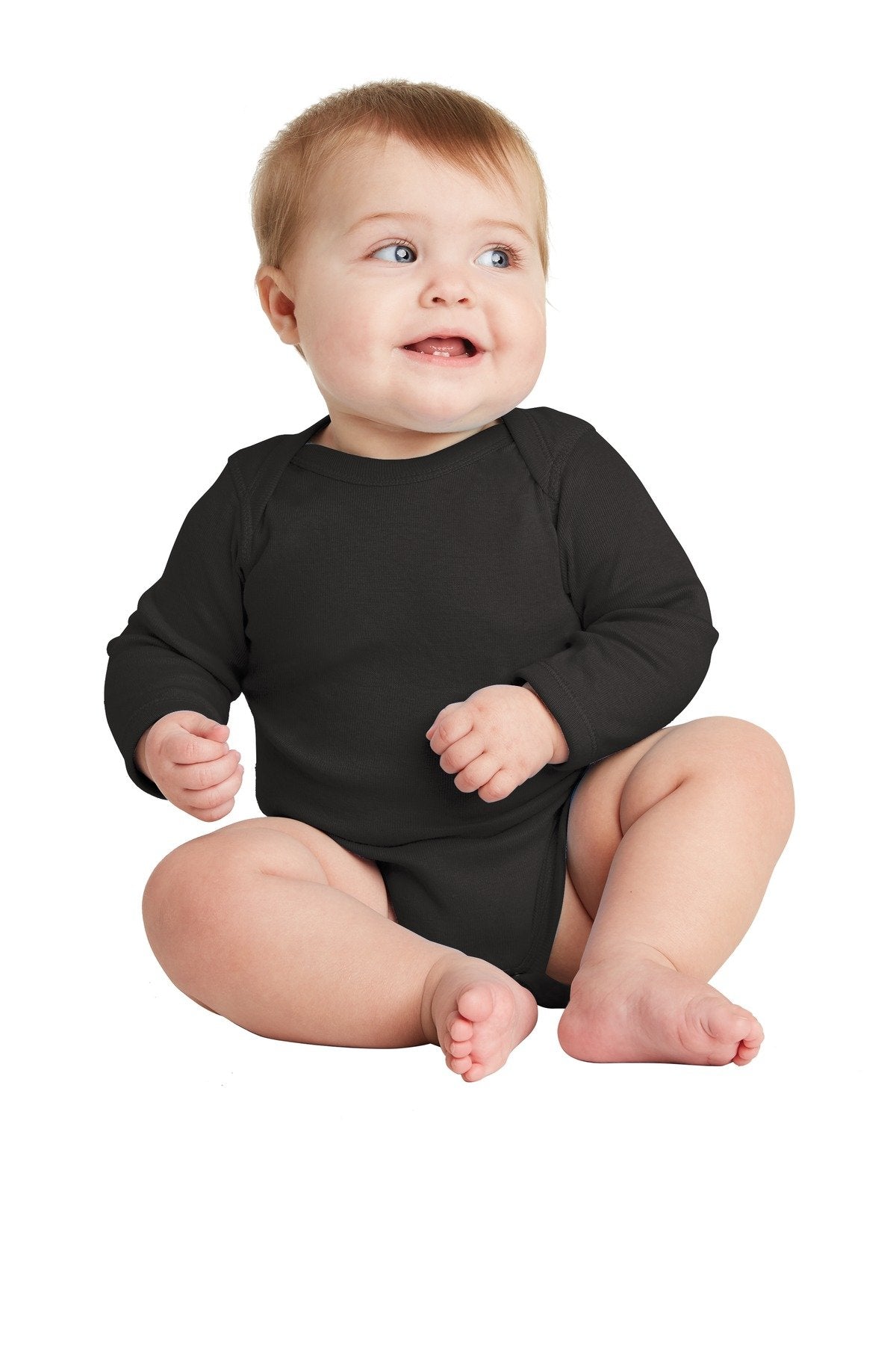 Rabbit Skins RS4411 - Infant Long Sleeve Baby Rib Bodysuit