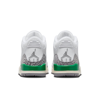 Women's Air Jordan 3 Retro - White/Lucky Green