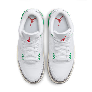 Women's Air Jordan 3 Retro - White/Lucky Green