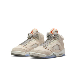 Grade School Air Jordan 5 Retro SE Craft - LT Orewood/Safety Orange