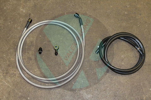 92-95 Civic 2dr Coupe Replacement Stainless Steel Fuel Feed Line & Rubber Return