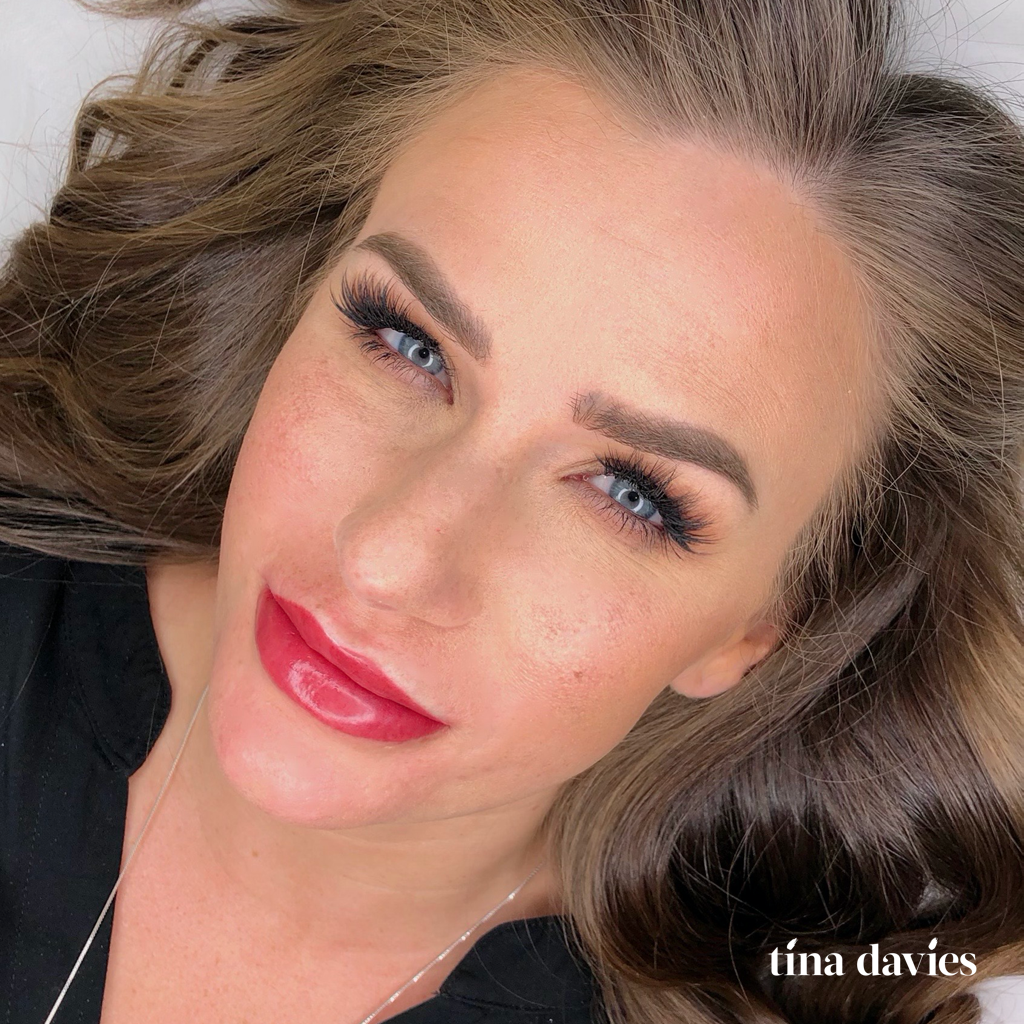 Tina Davies I Love Ink Lip Blushing Procedure After Photo