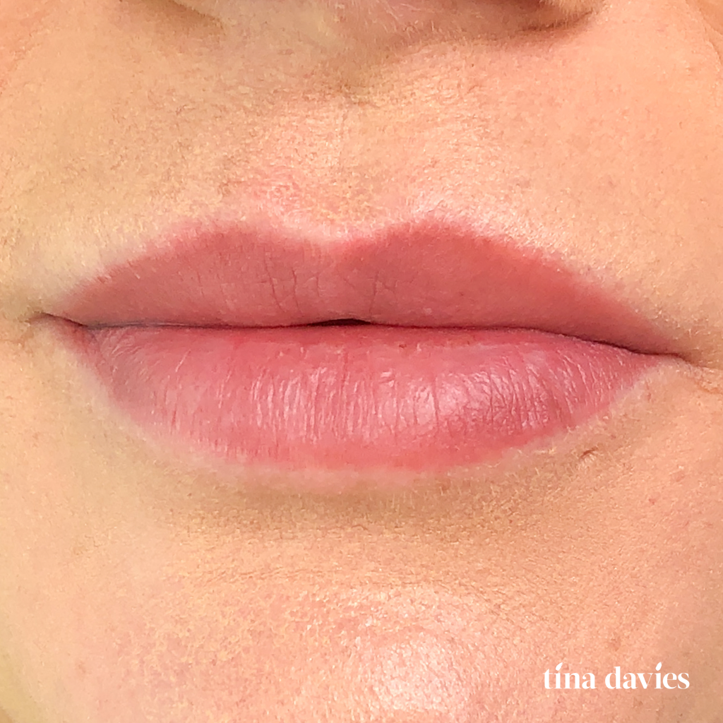 Tina Davies I Love Ink Lip Blush Healing Process