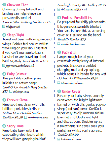 Cozigo featured in Travelling with Baby article