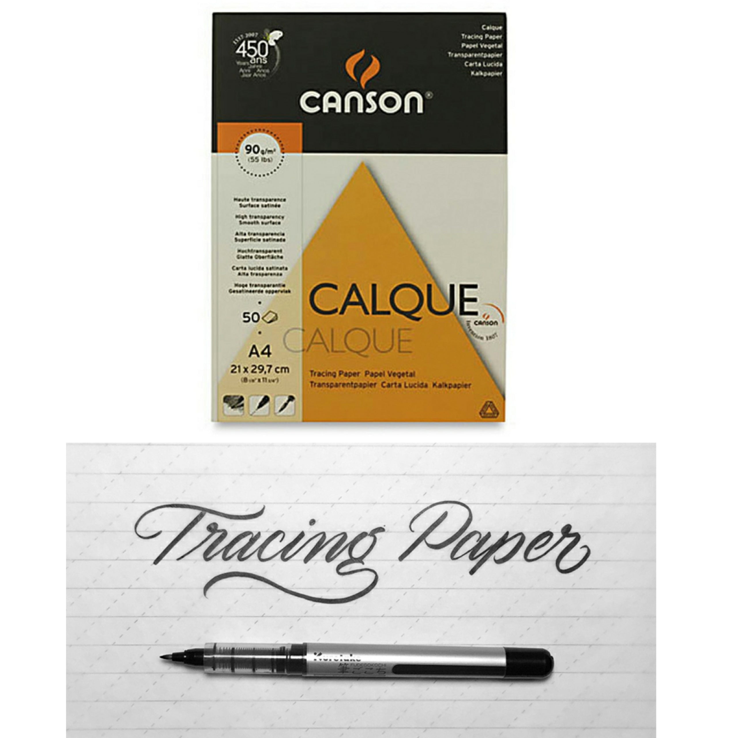 canson calque tracing paper 半透明纸