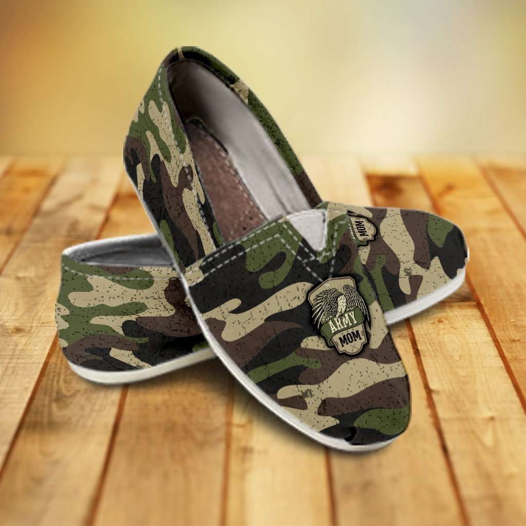 camo slip on womens shoes