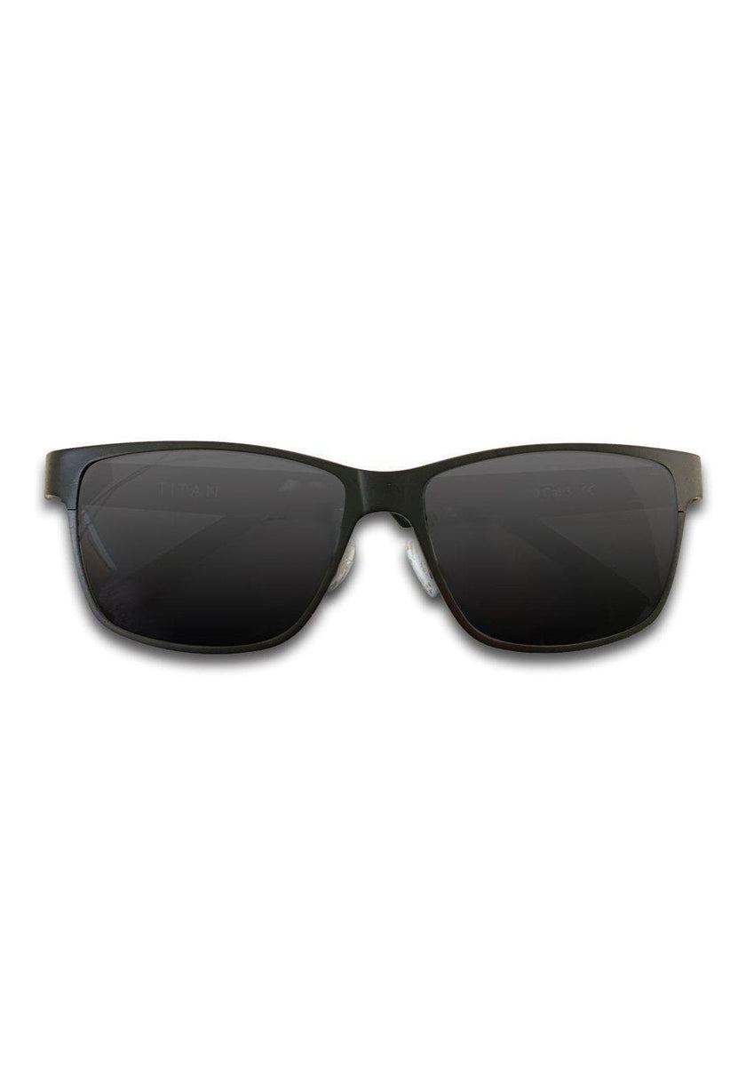 titanium wayfarer sunglasses