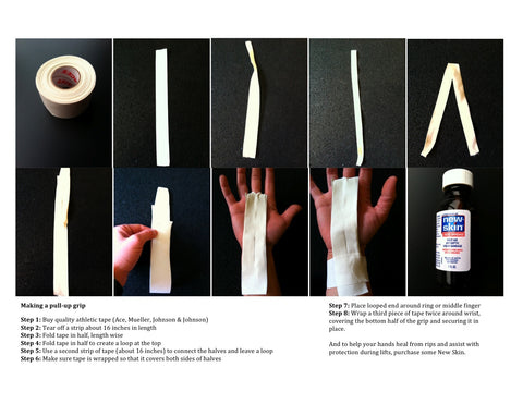 taping hands for crossfit