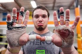 CrossFit Bloody Hands