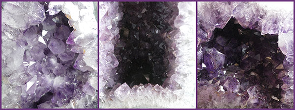 amethyst cave deep purples