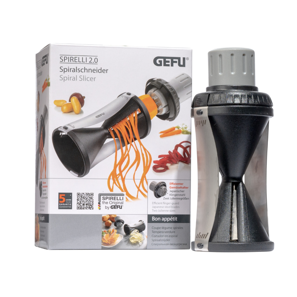 Balling Pest Overtuiging GEFU Spiral Slicer SPIRELLI® 2.0 – BREO BOX