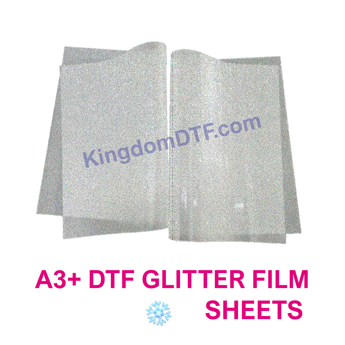 Dtf Glitter Film Regular Glitter A3 Sheets 13 X 19 100 Pack R 5278