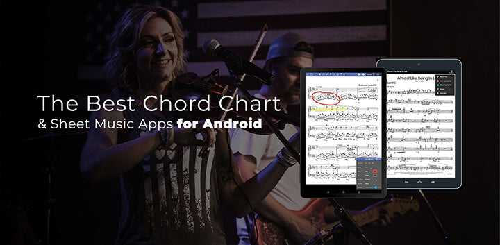 the best paperless digital sheet music chord chart apps for android tablet phone