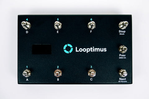 Looptimus Top midi foot controllers