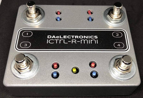 DAeLECTRONICS iCtrl-R mini top midi foot controllers
