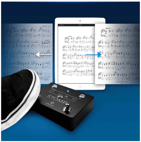 Stomp Bluetooth page turning pedal for worship leaders
