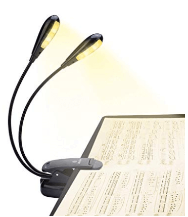 reading music on stage usb light