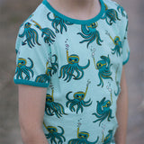 Smafolk Octopus T-Shirt - Aqua