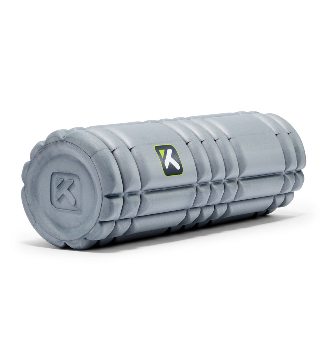 TPT303328000000 TriggerPoint Core Mini Foam Roller Grey - 45 Degree Angle - Full Shot