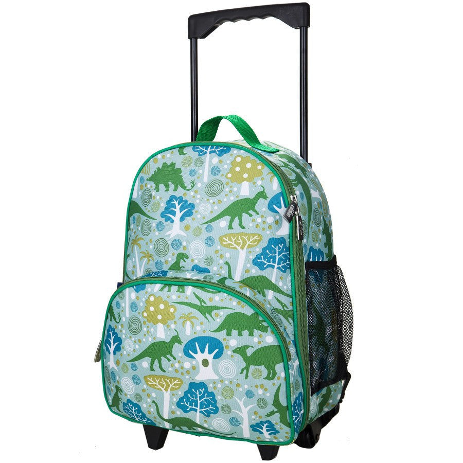 dinosaur trolley school bag