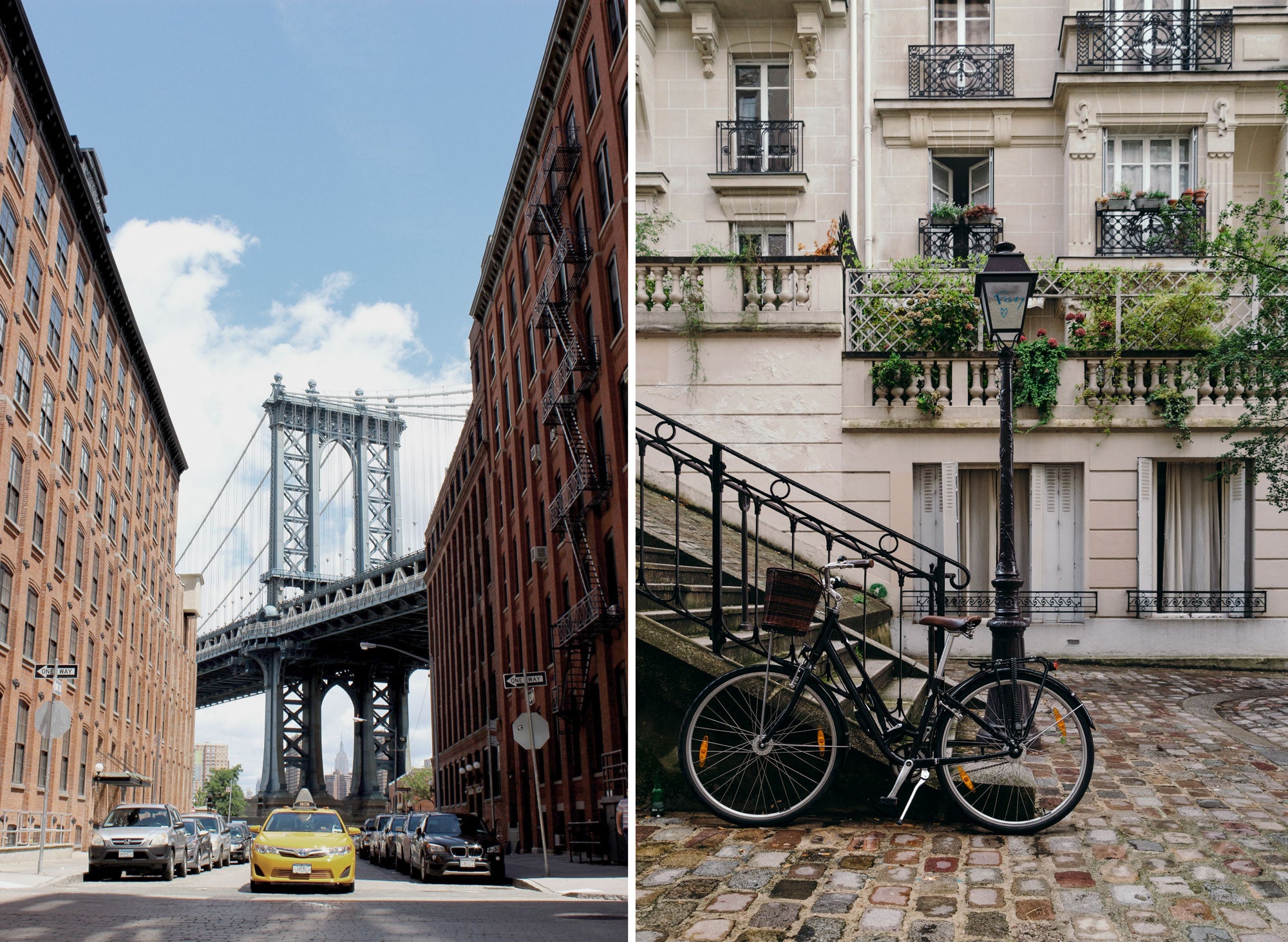 New York and Paris