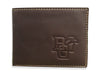 BGSU Contrast Stitching Billfold Brown