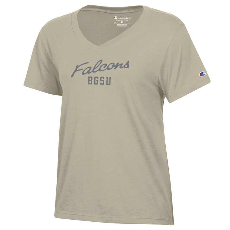 BGSU Champion Ladies Core V-Neck Tee