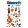 BGSU Family Stick Figure Multi-Purpose Stickers