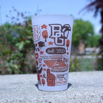 BGSU Julia Gash 16oz Pint Glass