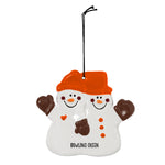 BGSU Ceramic Snowmen Ornaments - Various Designs