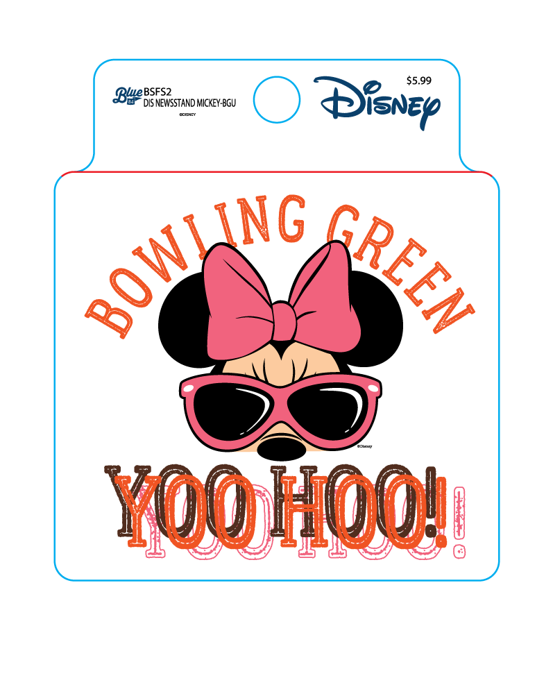 BGSU Disney Blue 84 Stickers