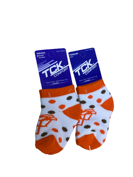 BGSU Polka Dot Peekaboo Socks