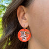 BG Leather Mascot Earrings