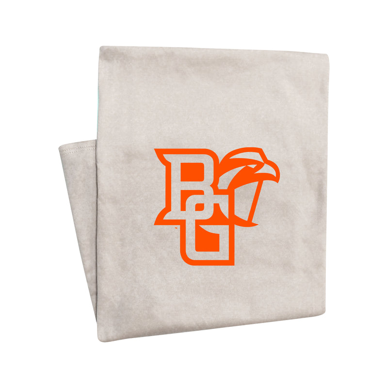 BGSU Mascot Logo Sweatshirt Blanket