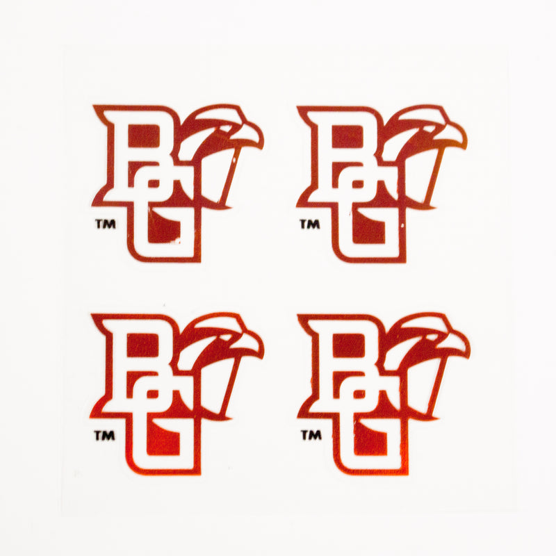 BGSU Metallic tattoo 4pk