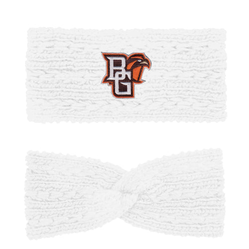 Ladies Knit Twist Earwarmer with BGSU Mascot