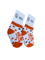 BGSU Polka Dot Peekaboo Socks