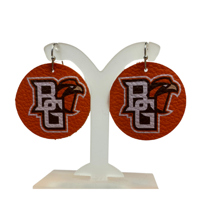 BG Leather Mascot Earrings