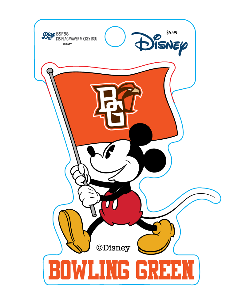 BGSU Disney Blue 84 Stickers