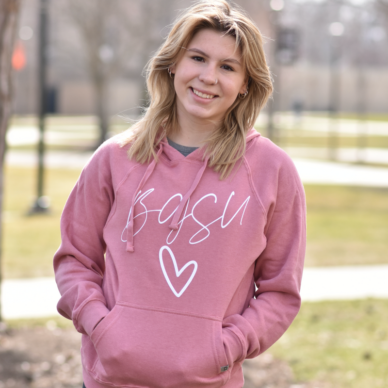 BGSU CI Sport Heart Hoodie