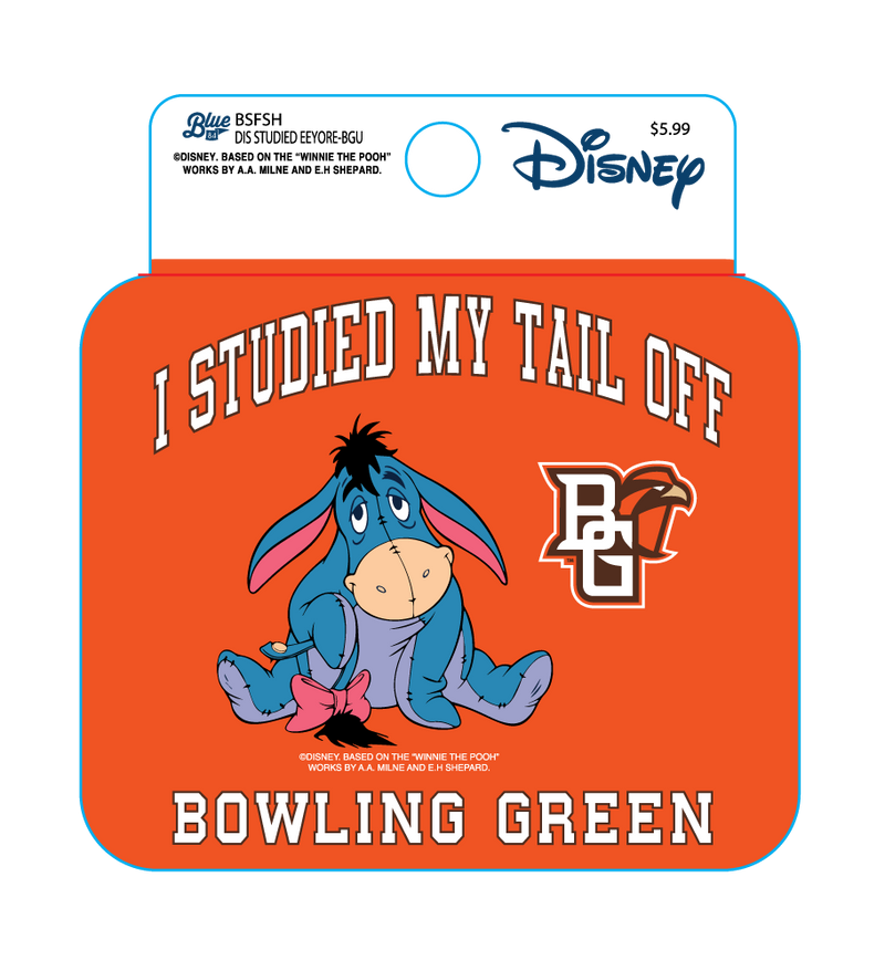 BGSU Disney Blue 84 Stickers