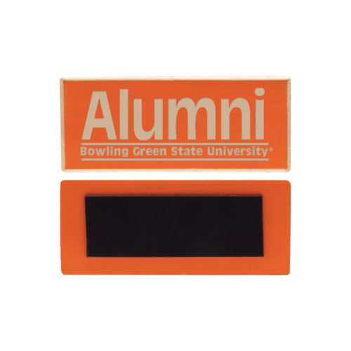 BGSU Wood Block Alumni Magnet