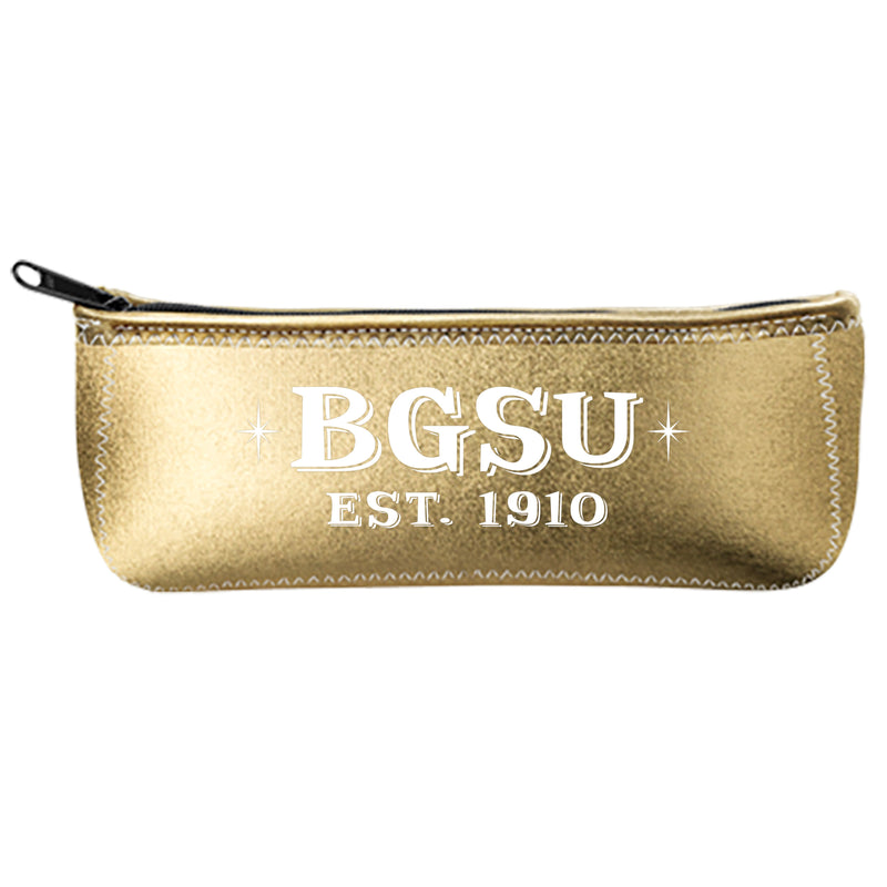 BGSU Metallic Pencil Case