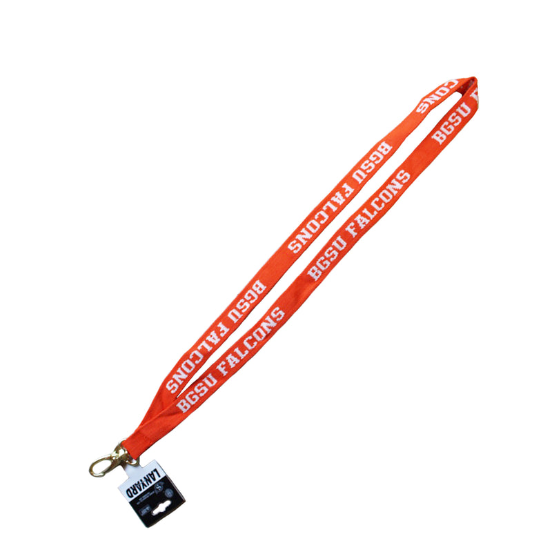 BGSU Orange Lobster Clasp Lanyard