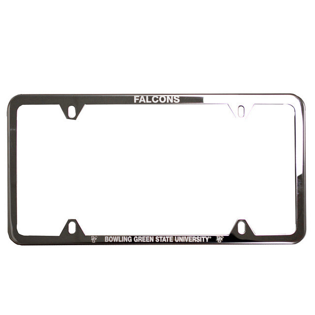 Brushed Falcons Silver License Plate Frame