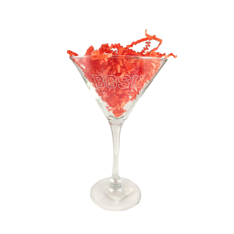 BGSU Martini Glass