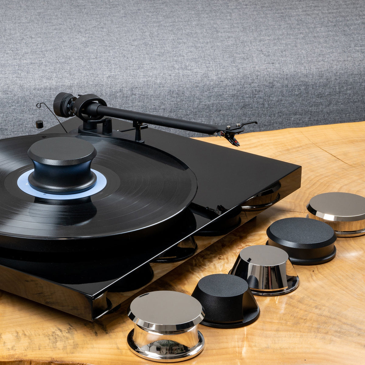 夜空 Hudson Hi-Fi BigBen Record Stabilizer Bundled with Vinyl Record Cleaner  Bru＿並行輸入品